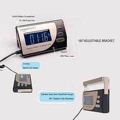 Digital Postal Shipping Scale, Heavy Duty 660 lb Capacity, Tare Function, Portab