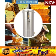 Stainless Steel 2 Frame Manual Honey Extractor for Beekeeping