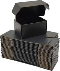 Pink/Black Shipping Boxes 25 Pack Small Cardboard Corrugated Mailer Boxes