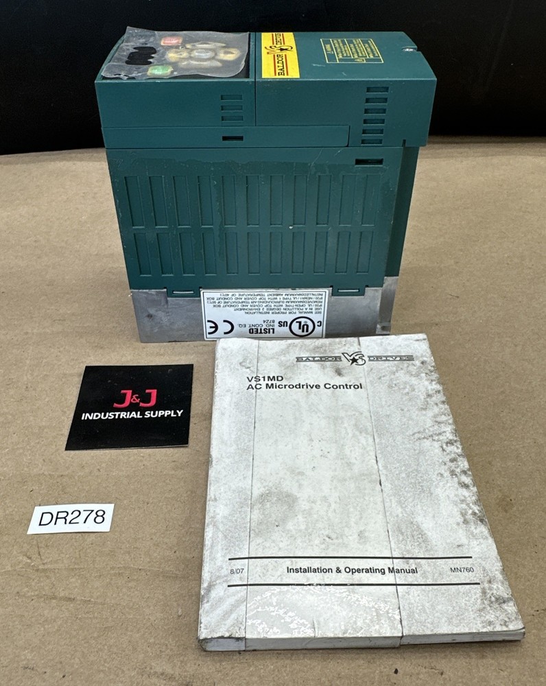 Baldor Drives VS1MD40P5 3-Phase 0.5Hp (0.4kW) Variable Frequency Drive || NEW