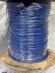 Agave Wire 5000 ft 18 AWG 16/30 Tc,600v Tinned Copper .015 PVC Blue,UL 1007/1569