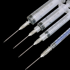 100 Pack 22Ga 1 Inch Sterile Disposable Injection Needle with Cap for Scientific