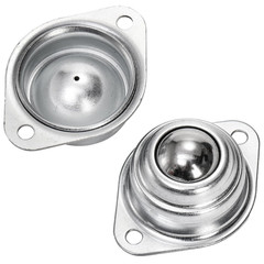 Yarlung 20 Pack 1 Inch Roller Ball Transfer Bearings, Carbon Steel Swivel Ball C