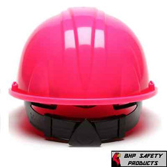 PYRAMEX PINK CAP STYLE HARD HAT 4 POINT RATCHET HP14170 CONSTRUCTION SAFETY