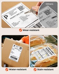MUNBYN 4×6 Direct Thermal Printer Label, Shipping Labels Compatible with