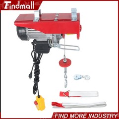 Findmall Electric Hoist 1320lbs Crane Winch with 14FT Wired Remote Control 110V