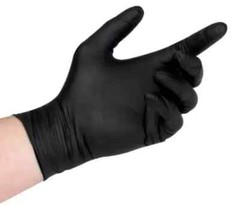 5 Mil Advance Black Nitrile Exam Gloves Powder-Free Thick Case 1000 PC New Small
