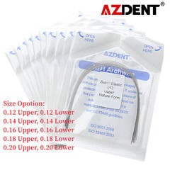 AZDENT Dental Orthodontics Round Arch Wire Super Elastic Niti Nature Form