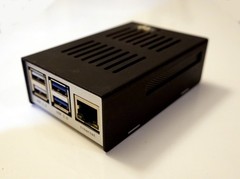 INDIEDROID NOVA 16GB RAM, 128GB EMMC IN KKSB ALUMINUM CASE W/FANS, LED, SWITCHES