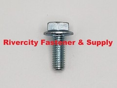 M6-1.0×16 Flange Bolts 6mm x 1.0 x 16mm Grade 10.9 Steel Screws M6x1.0 x 16