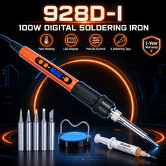 Soldering Station Kit Adjustable Temperature 100W Digital or 60W solder iron110V