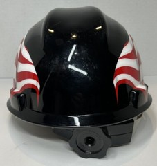 Hard Hat American Flag Eagle United States Of America USA Medium MSA V-Gard