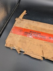 NOS Nicholson Oil Hardening Precision Ground Flat Stock 7/16″ X 6″ X 18″ Type O1