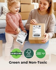 MUNBYN 4×6 Direct Thermal Printer Label, Shipping Labels Compatible with
