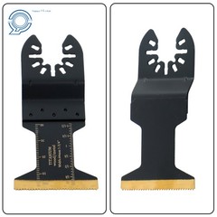 50PCS 4 Types Titanium Oscillating Tool Blades Curved Edge Oscillating Saw Blade