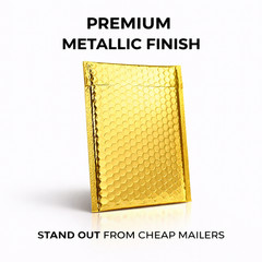 Metallic Poly Bubble Mailers Any Size Shipping Padded Envelopes Self Seal Bags