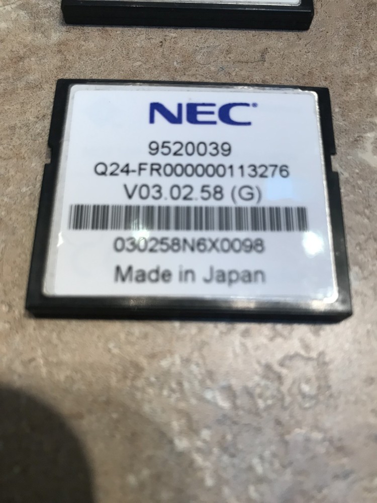 NEC Compact Flash Memory Card SV9500 8GB