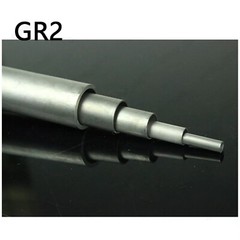4~30mm OD Gr2 Titanium Tube High Intensity Industrial Ti Pipe 300/400/500mm Long