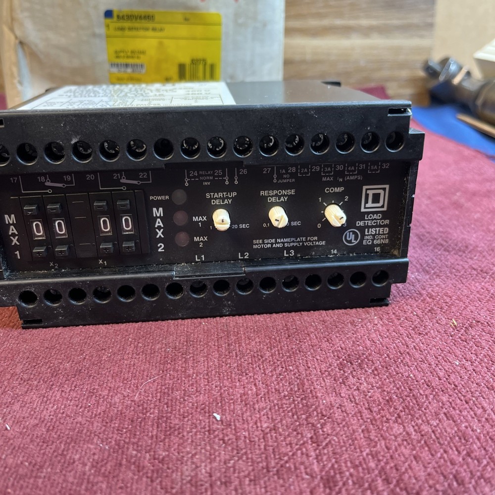 NEW SQUARE D 8430 TYPE V 4460 LOAD DETECTOR BOX ROUGH