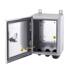 IP65 Weatherproof Stainless Steel Box 10″ x 8″ x 6″ – Wall-Mounted Enclosure
