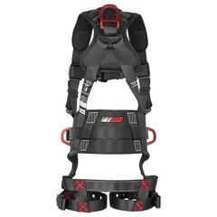 FallTech 8144SM FT-Iron 3D Belted Full Body Harness S/M 3 D-Ring QC Chest