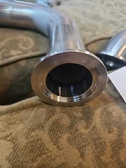 MBRAUN 9-1/4″ x 6-3/4″ 304SS 1-1/2″ Tubing KF40 90 degree Vacuum