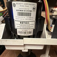 Scotsman Pump Motor 12-2586-01 Assembly for Scotsman Ice Systems