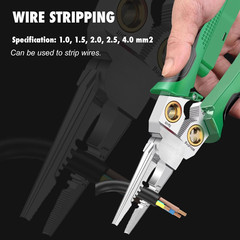 8-In-1 Wire Stripper Tool, with Non-Contact Voltage Detector & Safety Insulated
