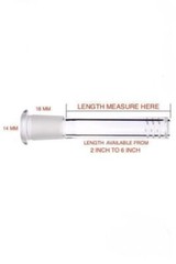 2 PACK 6 Cuts Glass Water Pipe Downstem Diffuser 14MM To 18MM 4.0″ and 4.5″