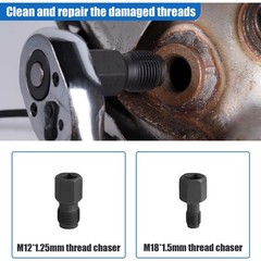 5PCS Automotive O2 Oxygen Sensor Socket Set Offset 02 Sensor Wrench Remover Tool