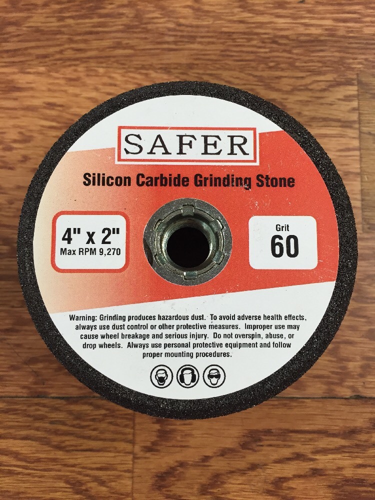 Silicon Carbide Stone Grinding Cup 4″ x 60 grit