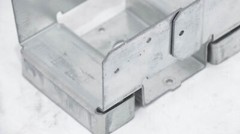 10PCS 4×6 Heavy Duty Post Base for Concrete w/ 1-inch Standoff for Pergola/Patio