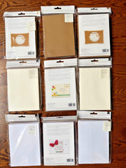 Lot 9 Packs of 25 (Total 225) American Crafts A7 5.25″x7.25″ Envelopes 3 Colors