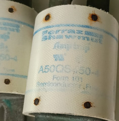 Ferraz Shawmut A50QS450-4 450A AC 551-600V Fast-Acting HRC Fuse