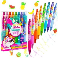 Glitter Gel Smens (Aloha Unicorn) – 8 Count (Pack of 1), Aloha (8 Count)