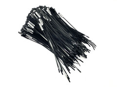 Panduit PLM4S-D0 Black Weather Resistant Nylon Marker Ties 14.6″ Long LOT OF 500