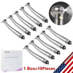 1-10pcs ASKEADNT Dental E-Generator High Speed LED Handpiece 3 Way4 Hole Turbine