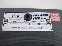 New Cleveland Gear M2614B1H20A Worm Reducer Gear Box 20:1 ICHSHO Size 26