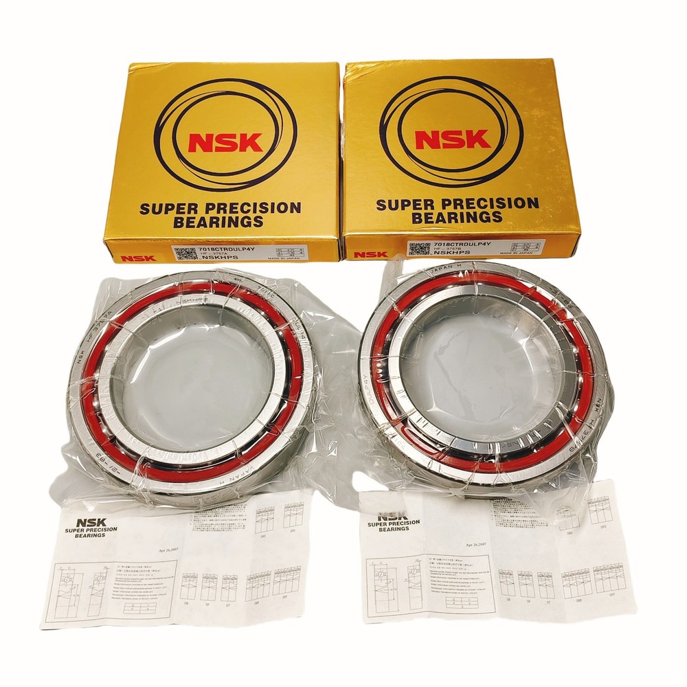 NSK 7018CTRDULP4Y Abec-7 Super Precision Spindle Bearings. ( Set of Two )
