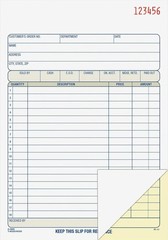 20 Pack Adams Sales Order Book, 2-Part, Carbonless, White/Canary 5-9/16 x 8-7/16