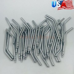 50 Pcs Dental Air Water Spray Triple Syringe Autoclavable Nozzles/Tips/Tubes USA