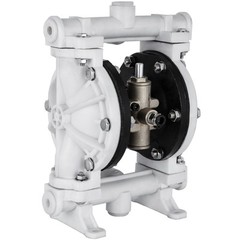 VEVOR Air-Operated Double Diaphragm Pump 2.5GPM 1/2″ Inlet Outlet Polypropylene