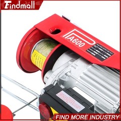 Findmall 1320lbs Electric Hoist 328ft/100m Wireless Remote Control 110V 1150W