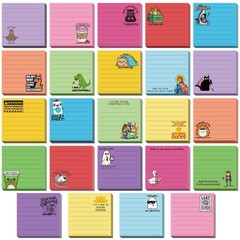 24 Pcs Funny Sticky Notes for Work 3×3 Inches Sarcastic Self Adhesive Notepad…