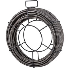 VEVOR Drain Cable Sewer Cable 75Ft 3/8In Drain Cleaning Cable Auger Snake Pipe