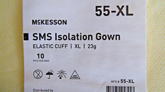 MCKESSON SMS Isolation Gown Long Sleeve Yellow (55-XL) 100 CT XL