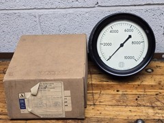Vintage U.S. Gauge Co. 6″ Steam Pressure Gauge 10,000psi Steampunk NEW