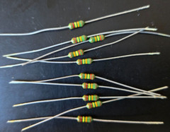 10pcs 124k ohm 1/4W 1% Metal Film Precision Resistors ~ NEW ~