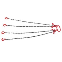 Chain Sling 5/16″ x 5′ G80 4 Legs Lifting Chain w/4 Adjustable Hooks 11000 lbs
