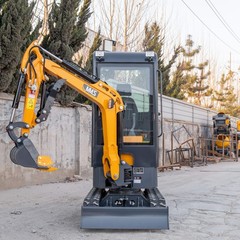 MMS Mini Excavator 13.5hp 1.4Ton Gas B&S EPA Engine With Swing Boom
